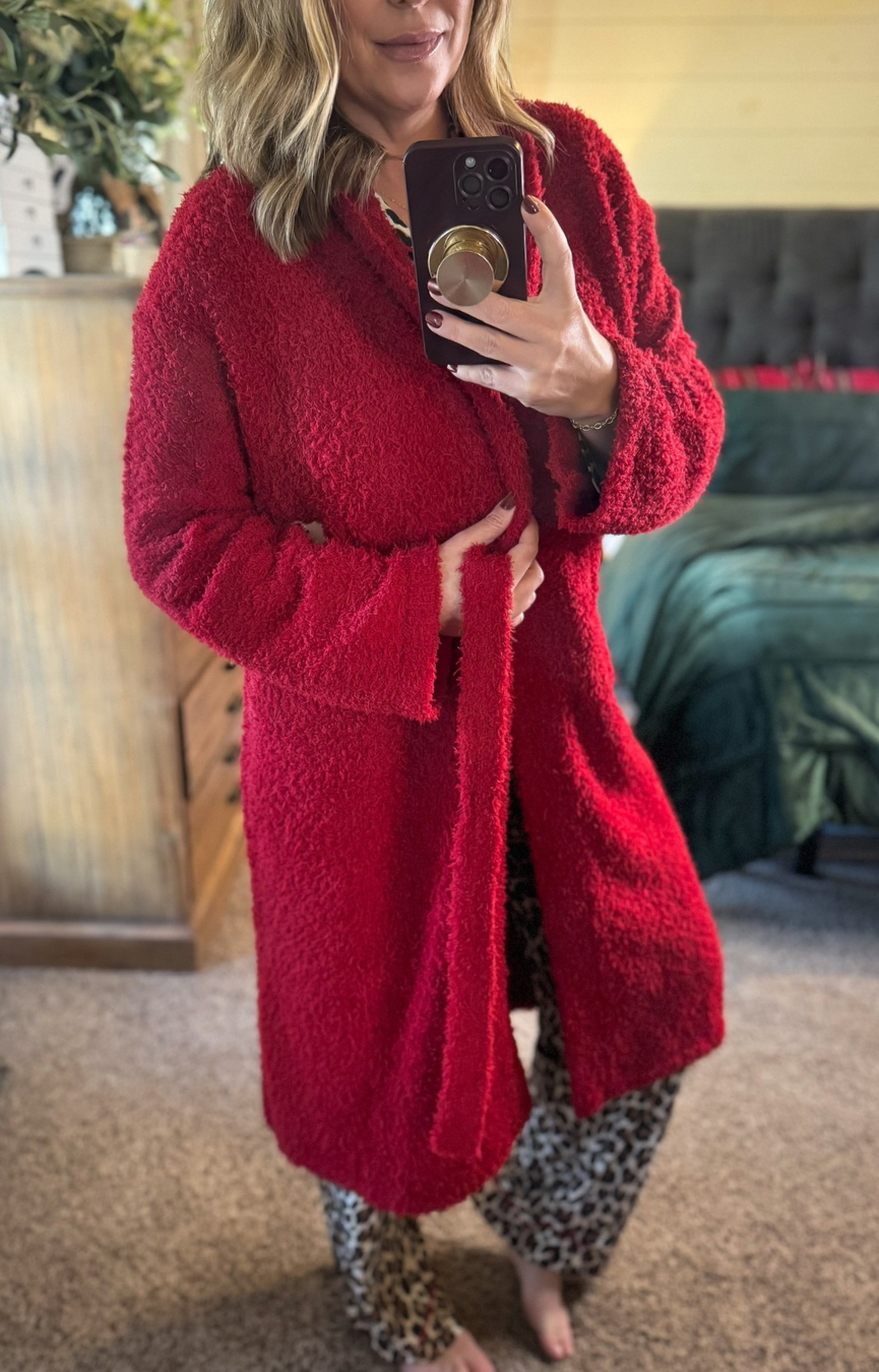 Bundle Up Boucle Robe