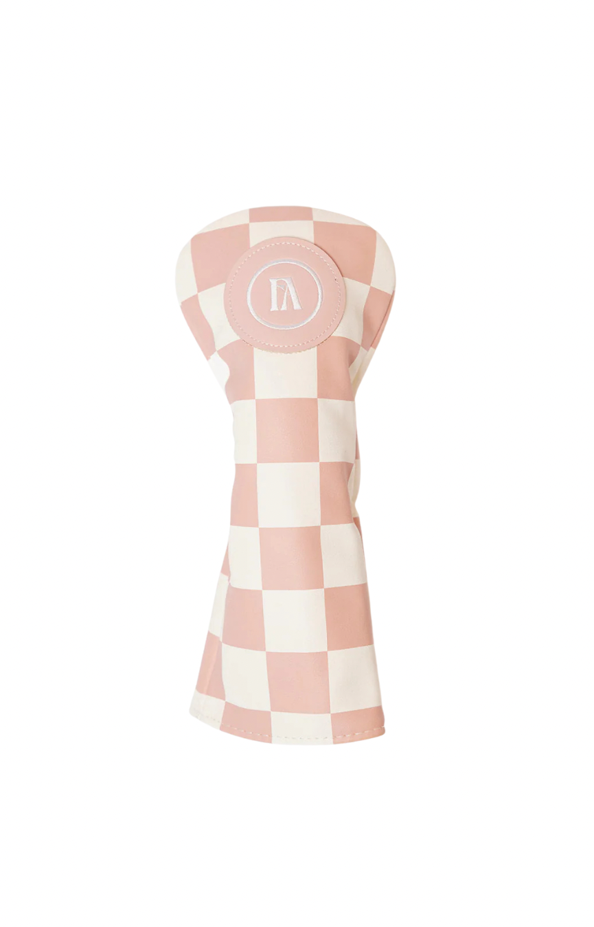 Fairway Headcover- Pink Checkered