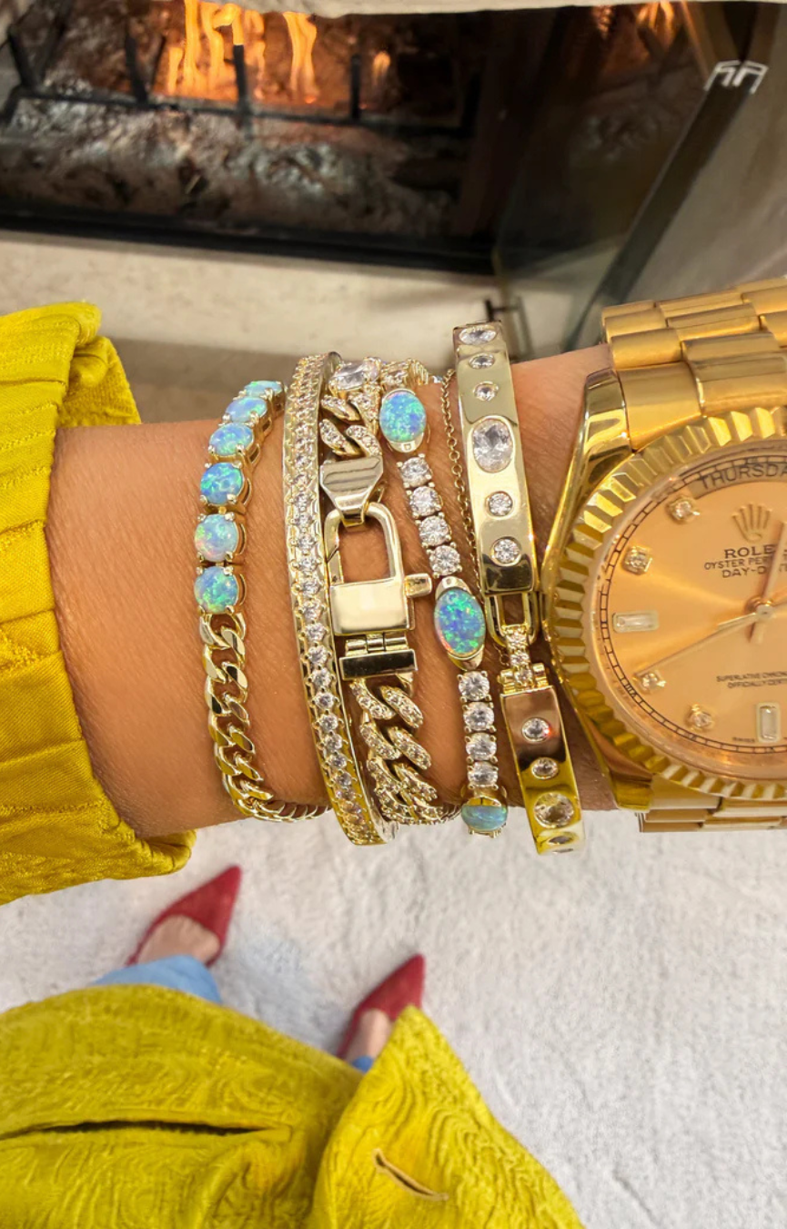 Julian Loves Blue Opals Bracelet