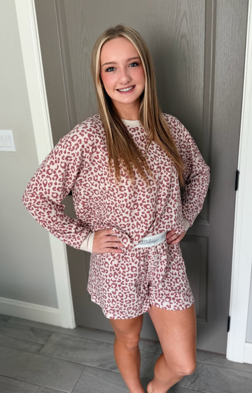 Leopard Boyfriend Boxer Set