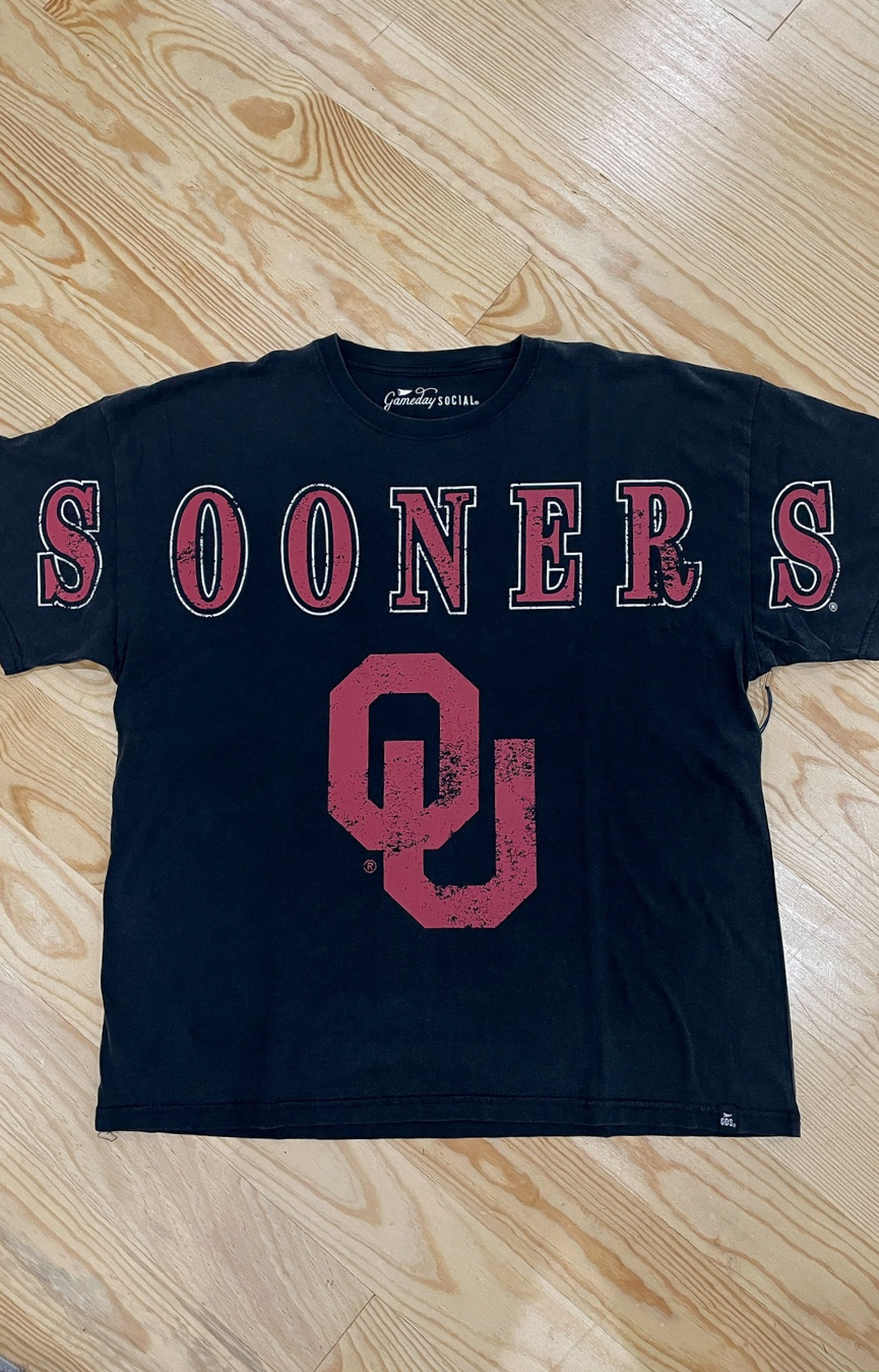 OKLA Southern Split Oversized Tee