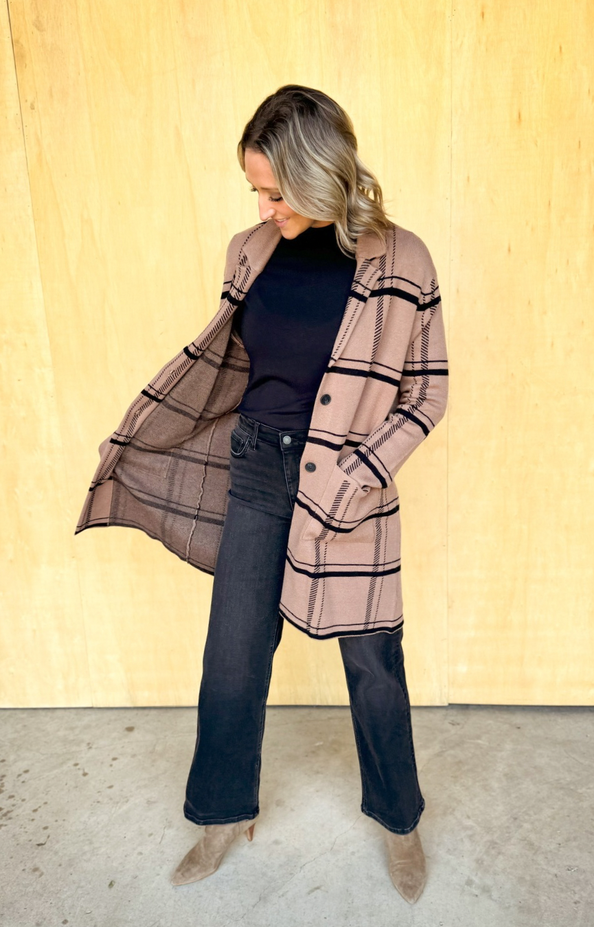 Timber Plaid Cardigan