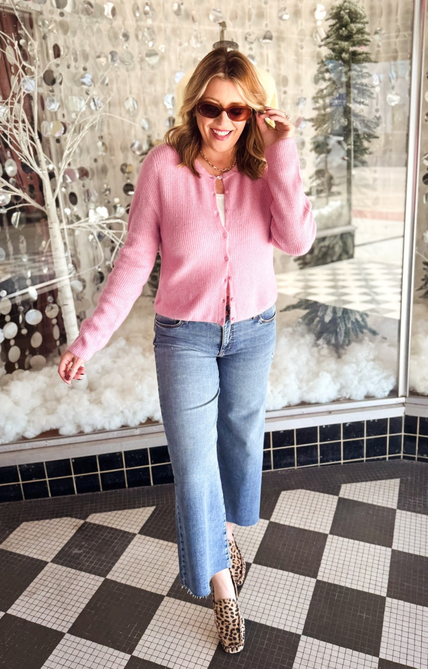 Meg HR Fab Ab Wide Leg Jeans- Regent