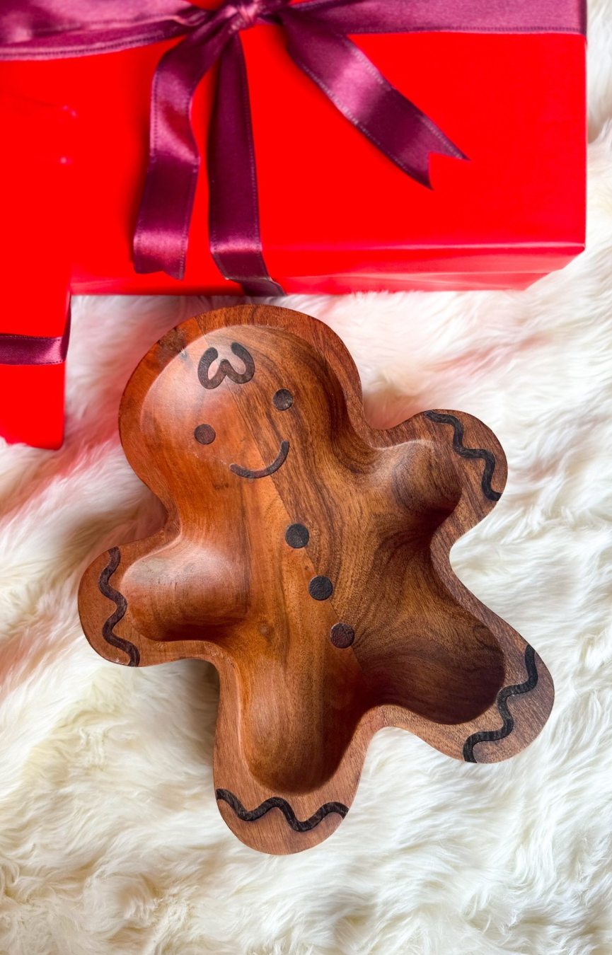 Gingerbread Man Serving Bowl