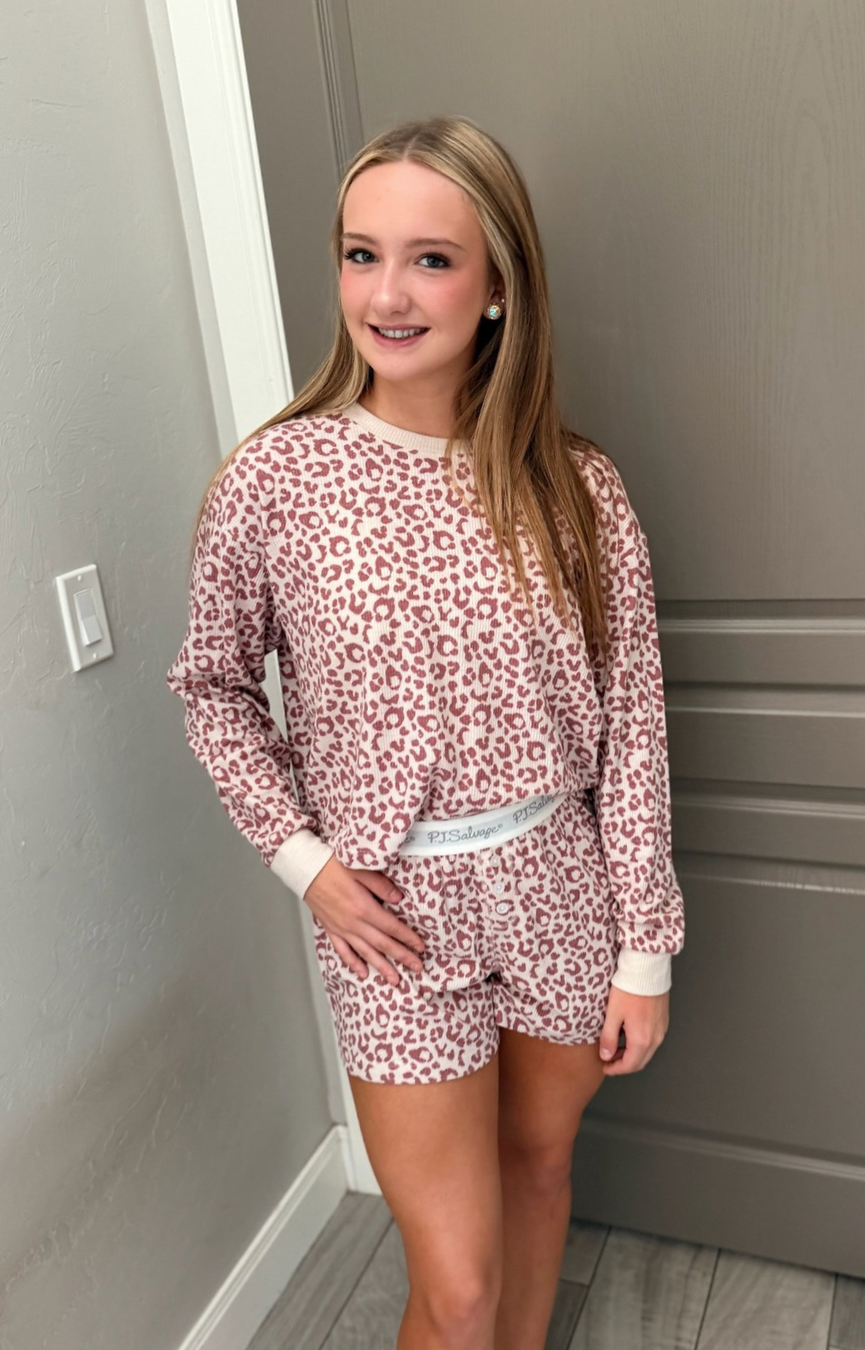 Leopard Boyfriend Boxer Set