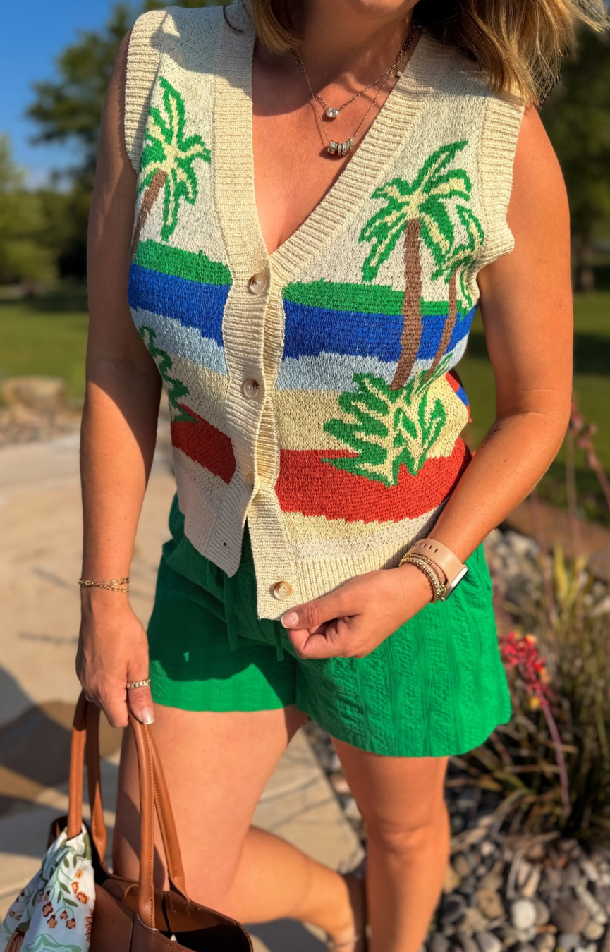 Palms Sweater Vest
