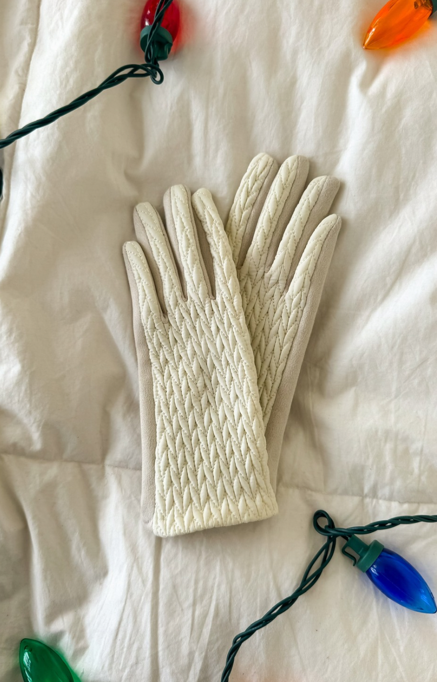 Quilted Smart Touch Gloves