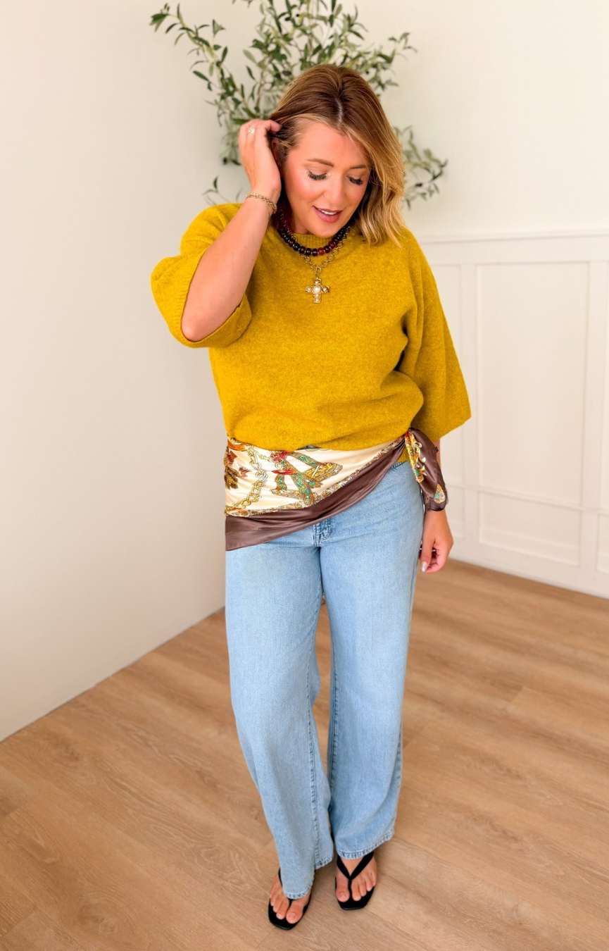 Weightless Wide Leg Jeans- Indigo