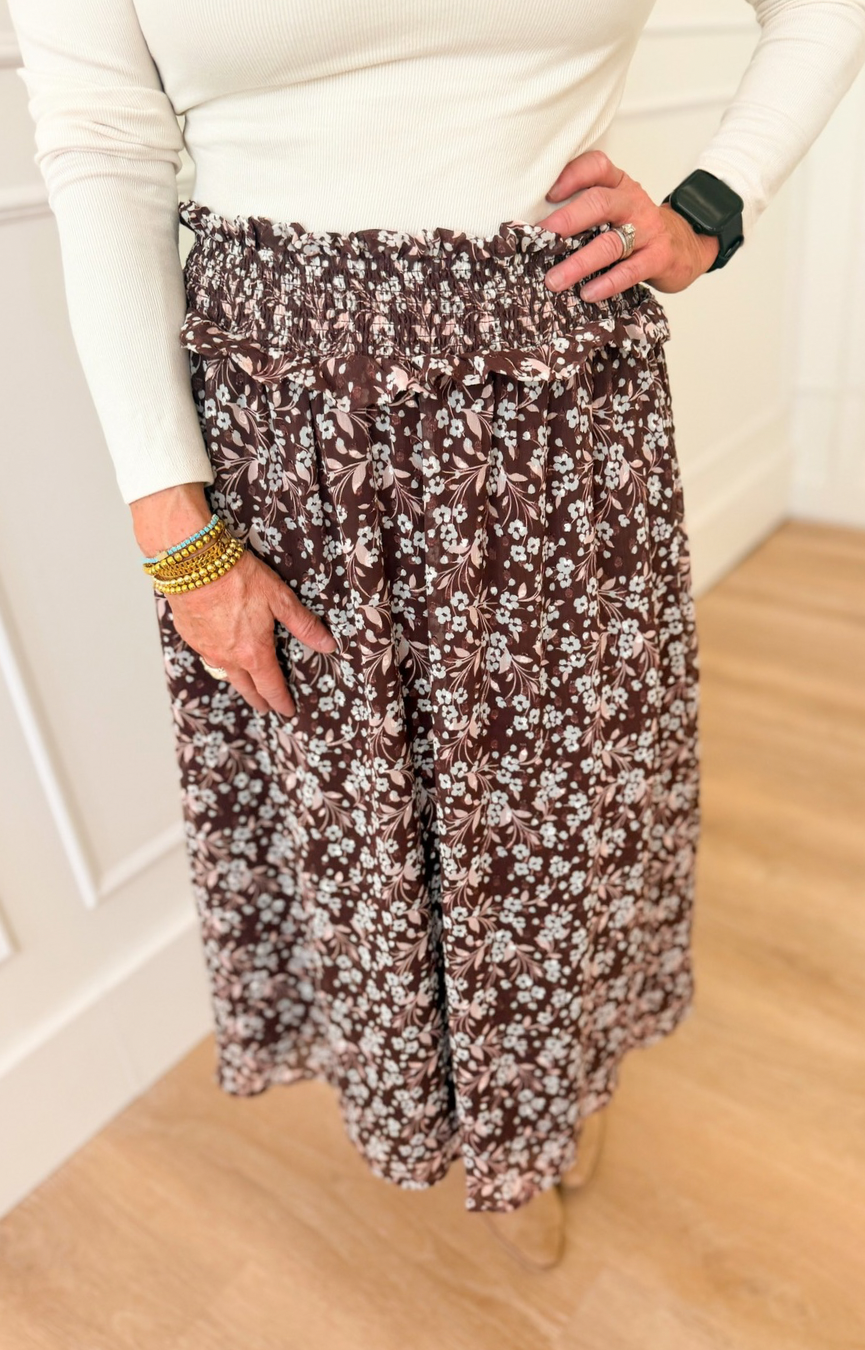 Oak Lane Shirred Skirt