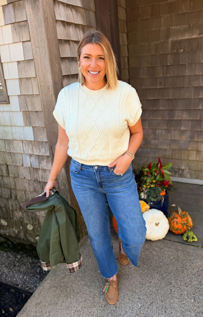 Holly Straight Leg Jeans- Medieval Wash