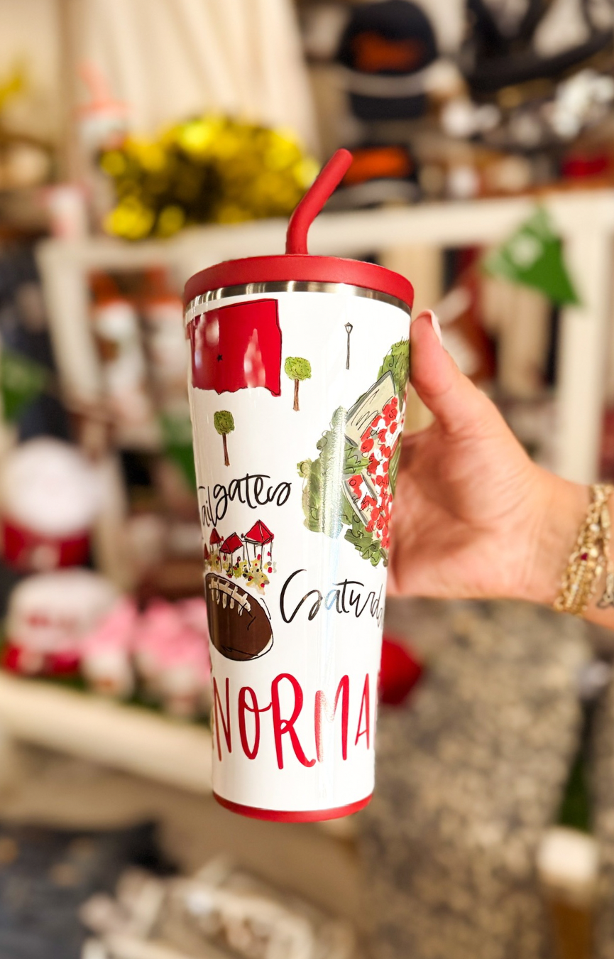 Saturdays In Norman 32oz Tumbler