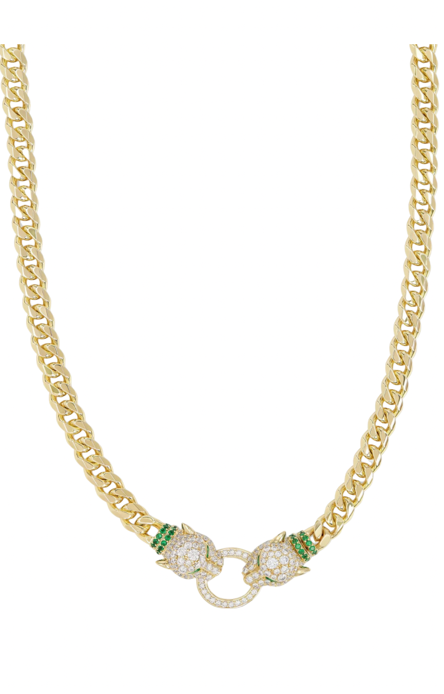 Jaguar 6.8mm Cuban Chain Necklace