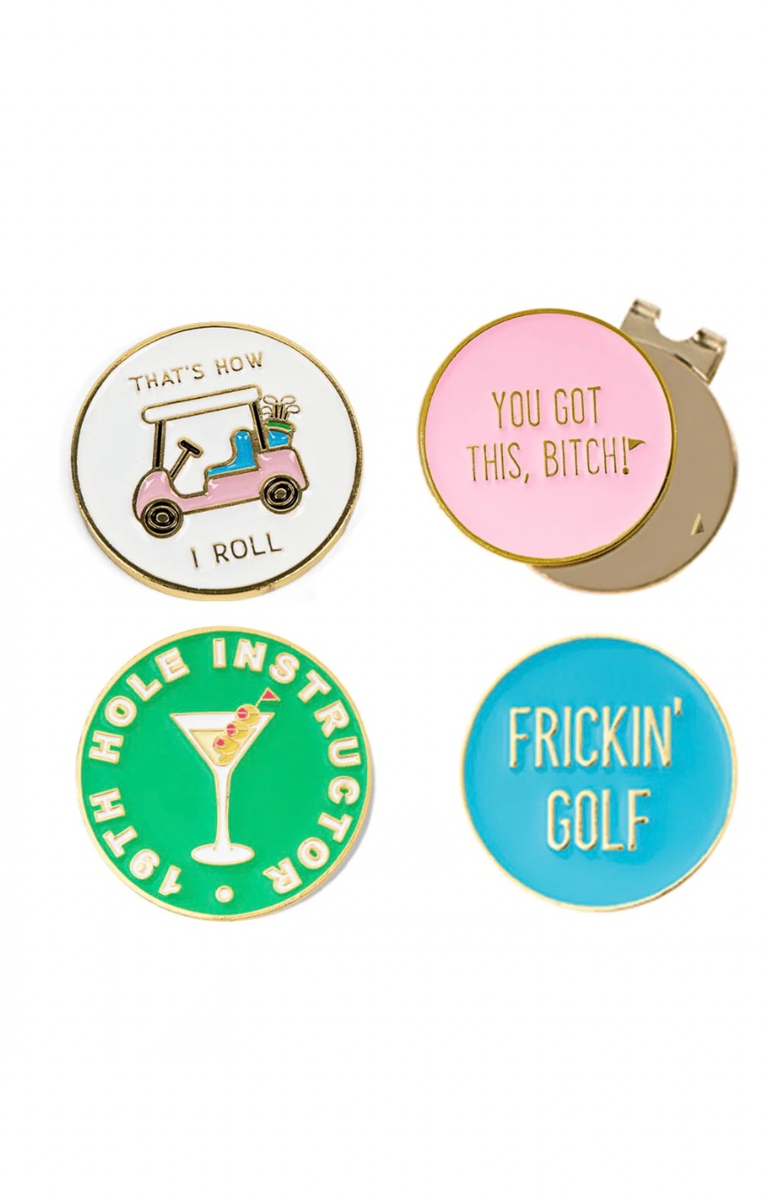 Sassy Women’s Golf Ball Marker Collection