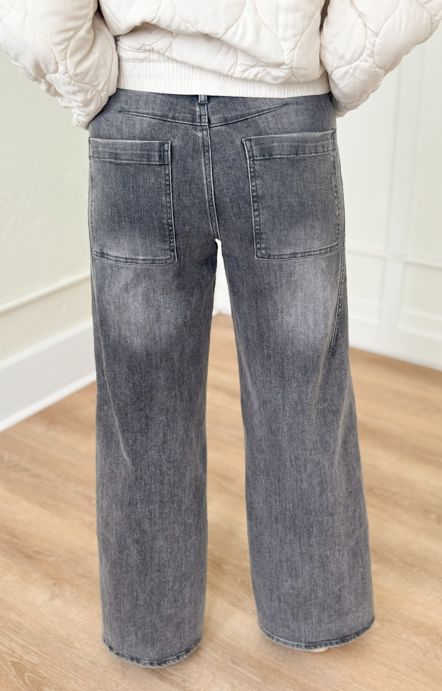 Micah Wide Leg Jeans- Middlebrook