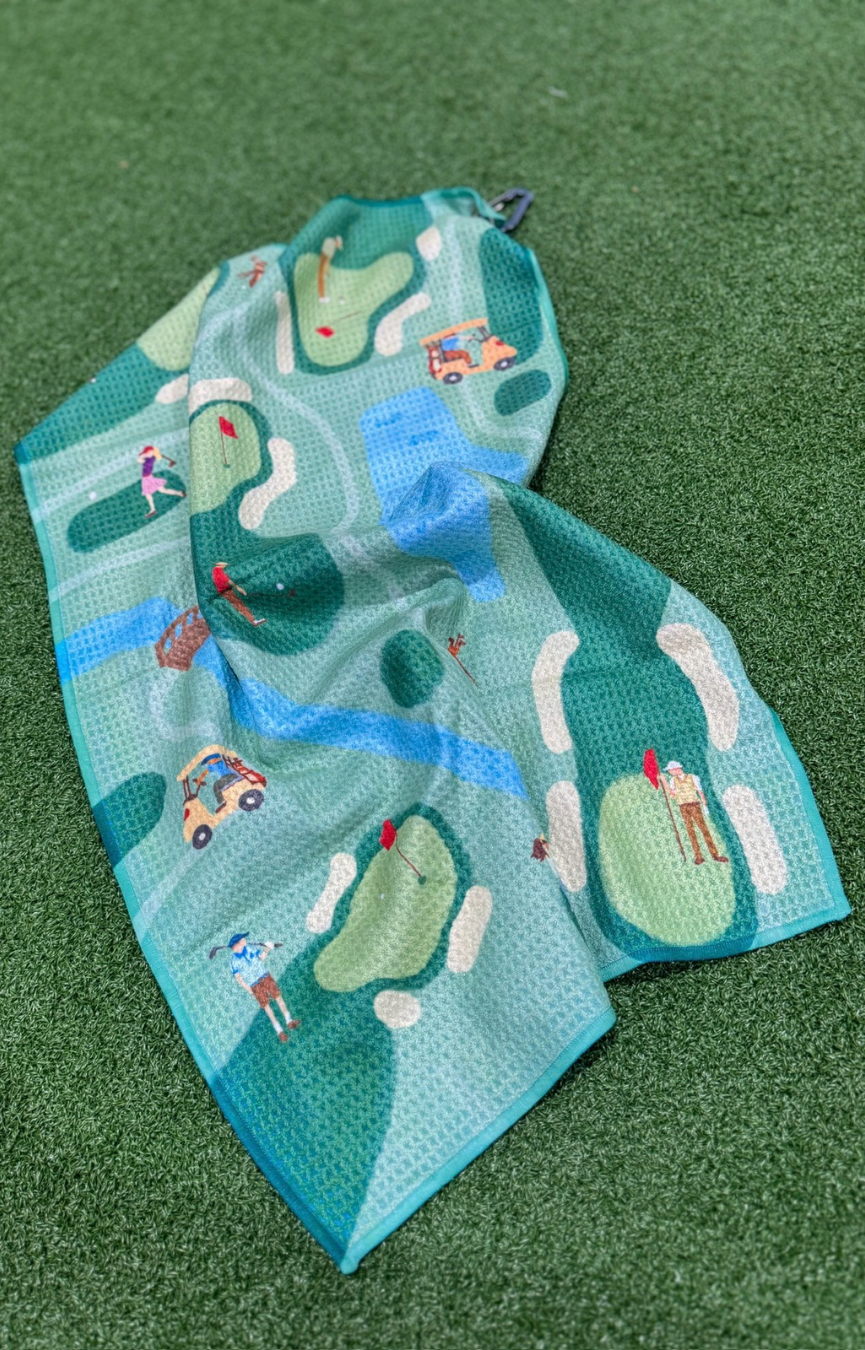 Golf Scene Towel