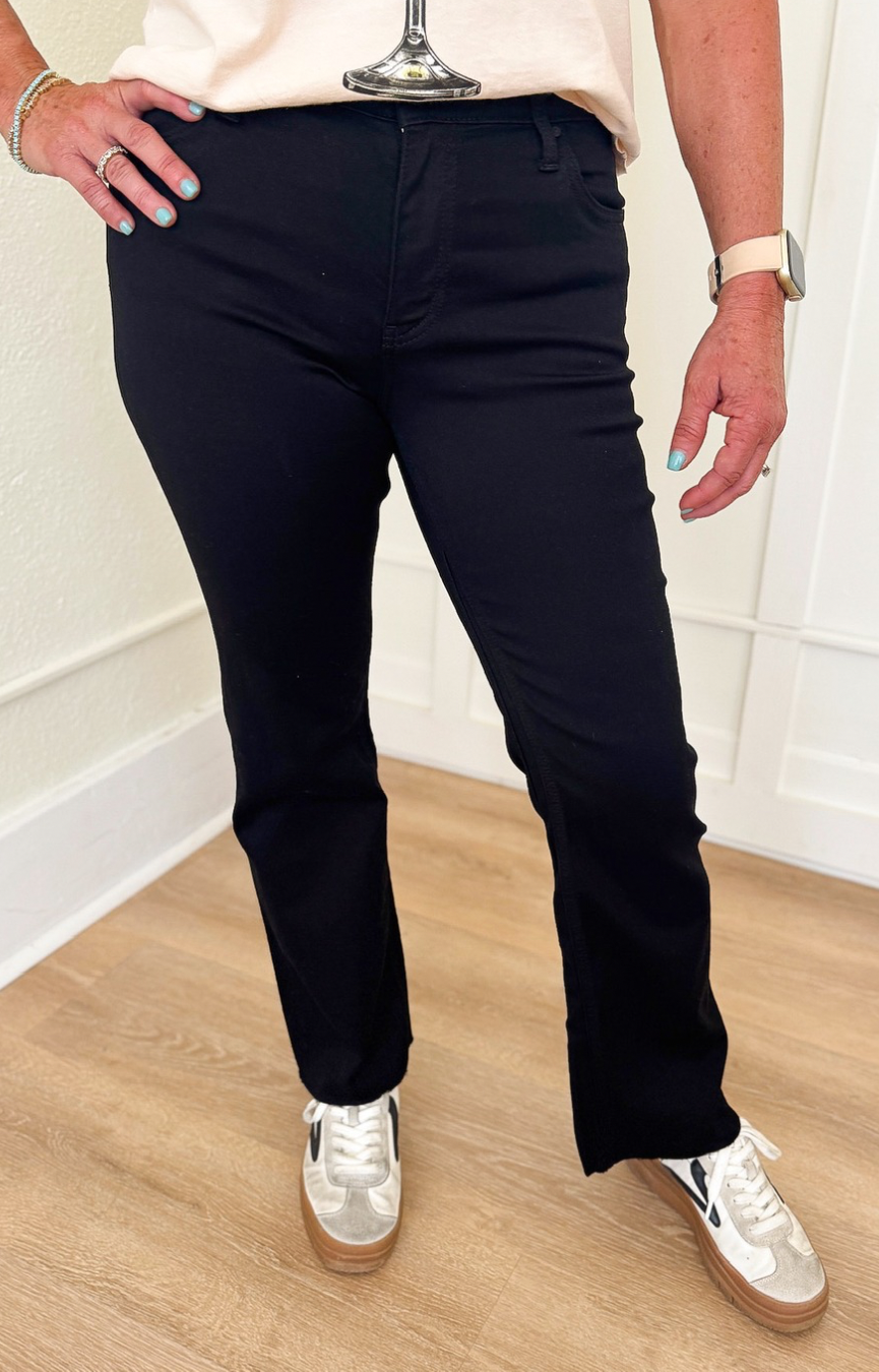 Kelsey MR Ankle Flare- Black