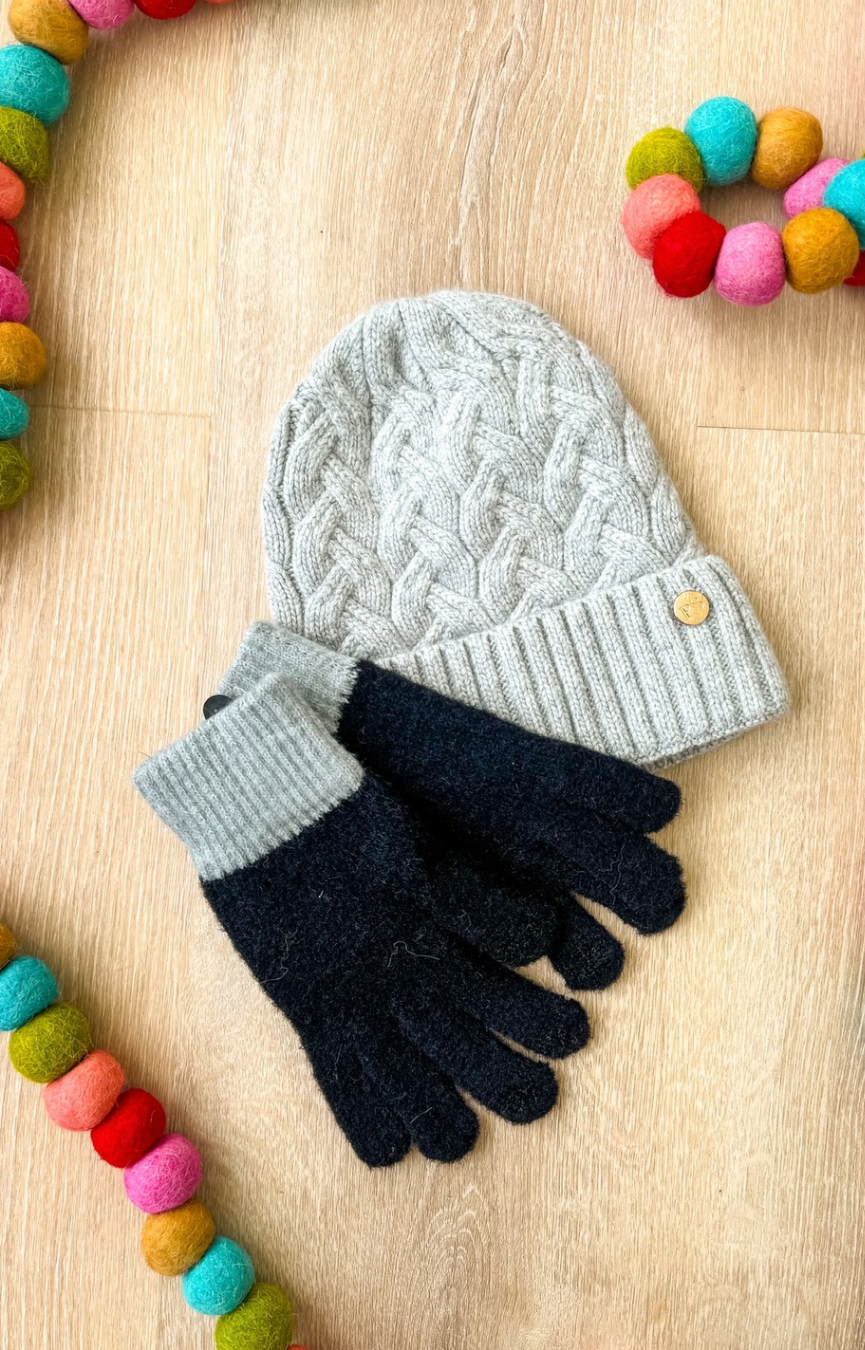 Satin Lined Cashmere Beanie