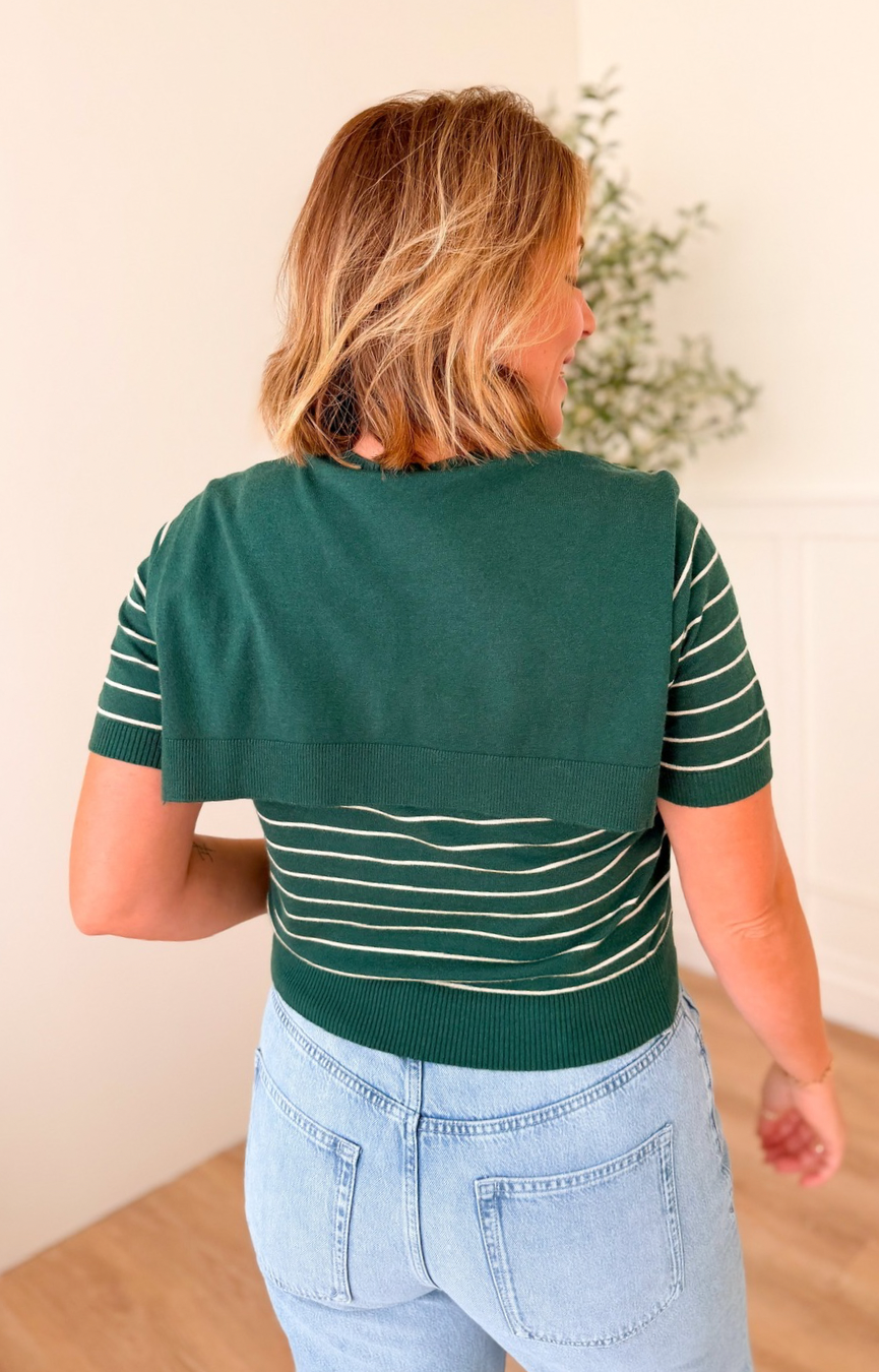 Aspen Stripe Top