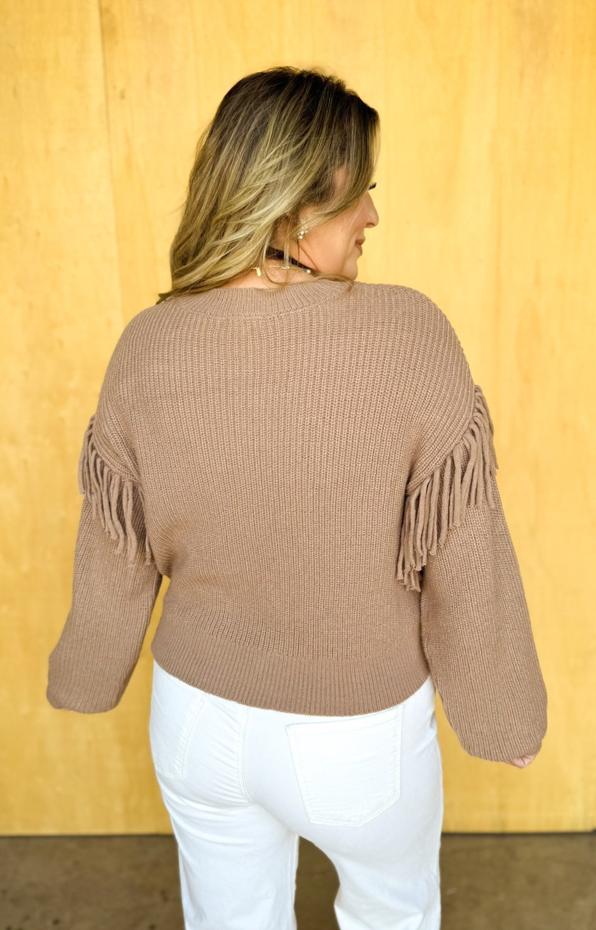 On The Fringe Sweater