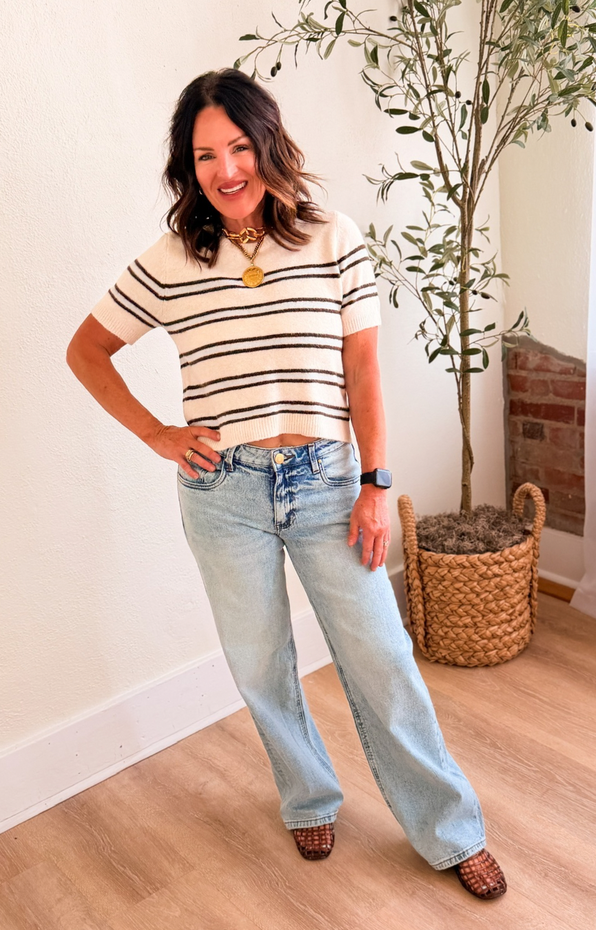 Selena LR Baggy Straight Leg Jeans