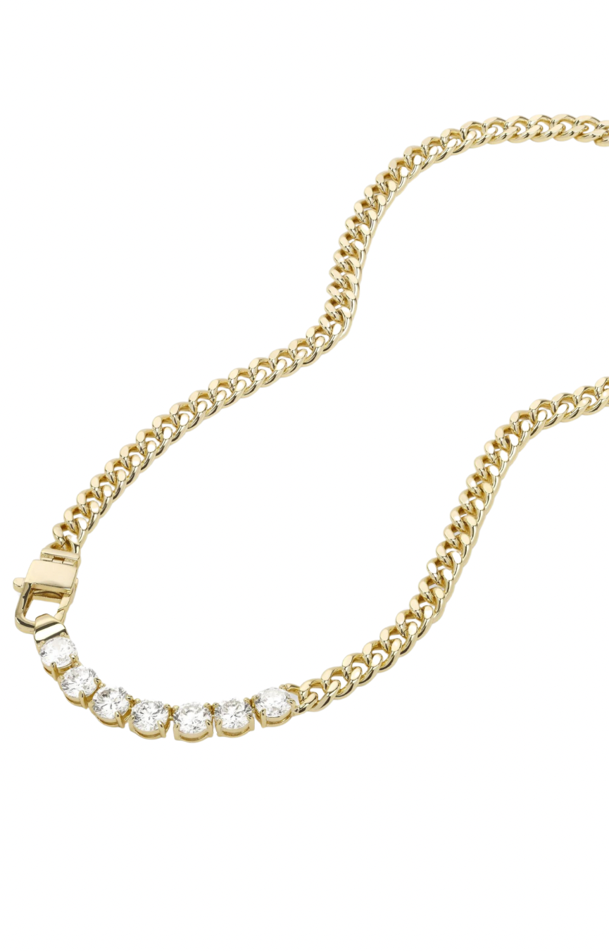 Julian Loves Diamonds Gold 16” Necklace
