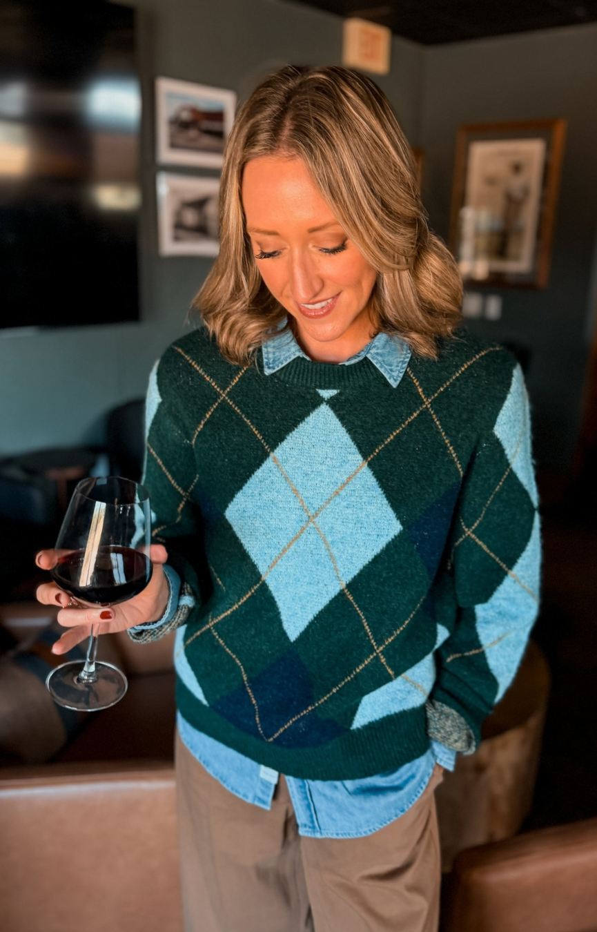 Highland Argyle Sweater