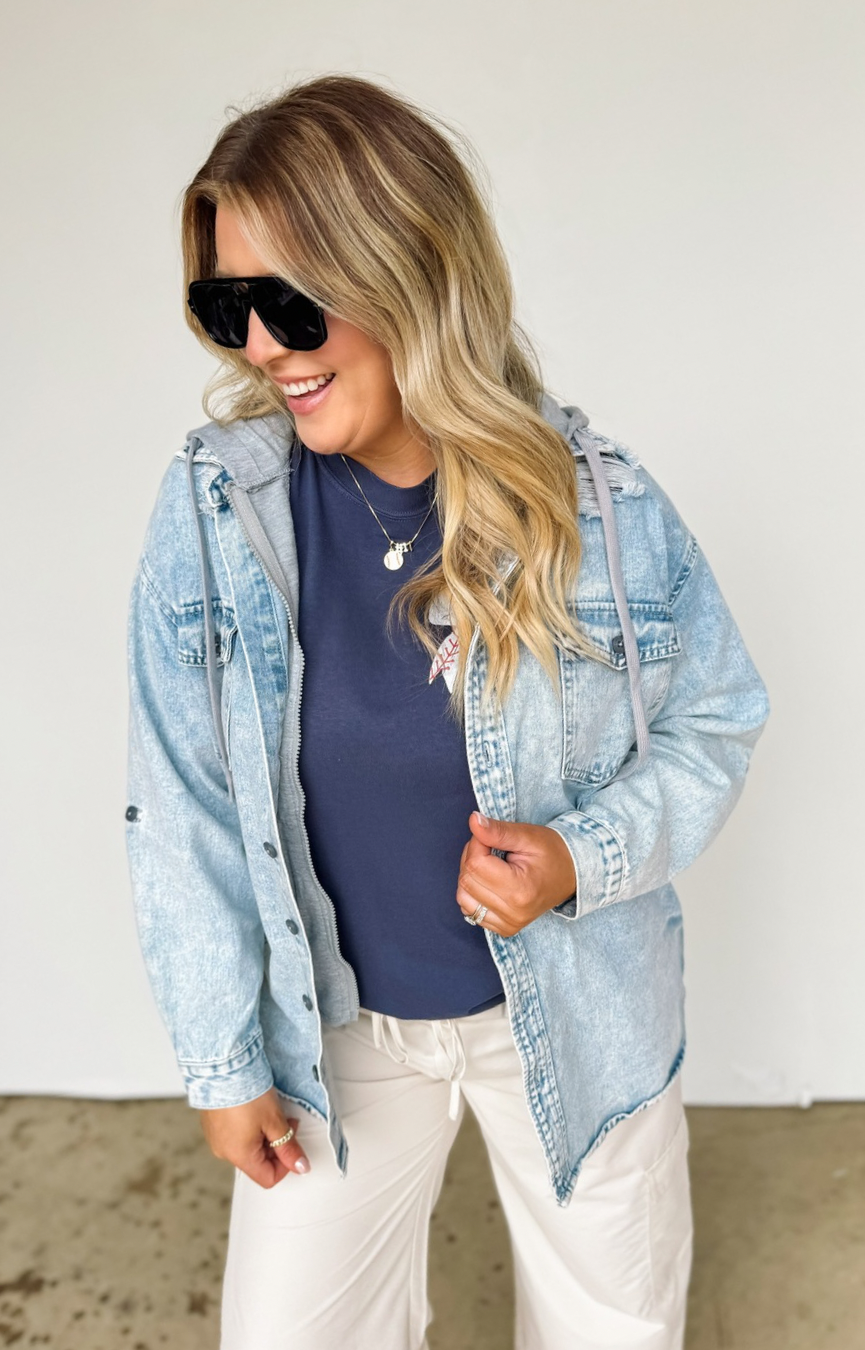 Vada Oversized Denim Jacket