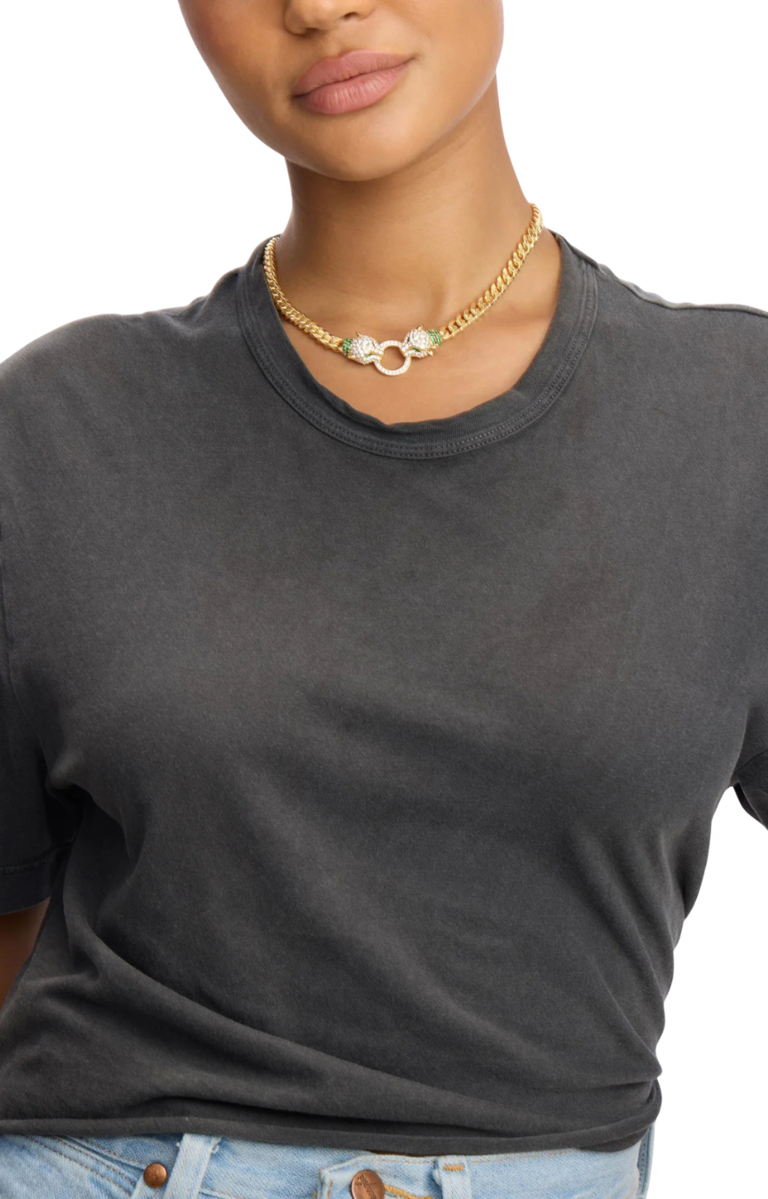 Jaguar 6.8mm Cuban Chain Necklace