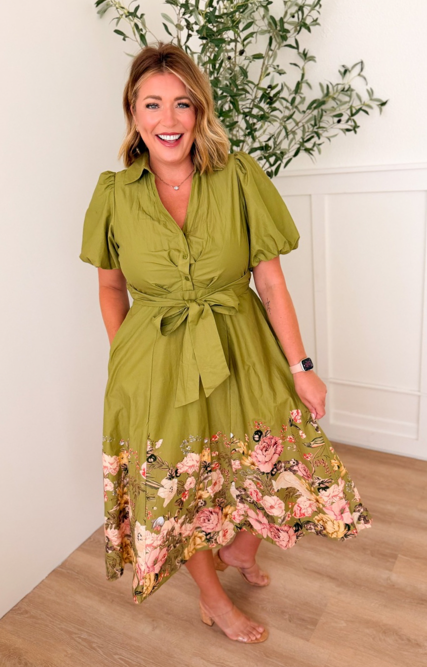 Olive Grove Dress
