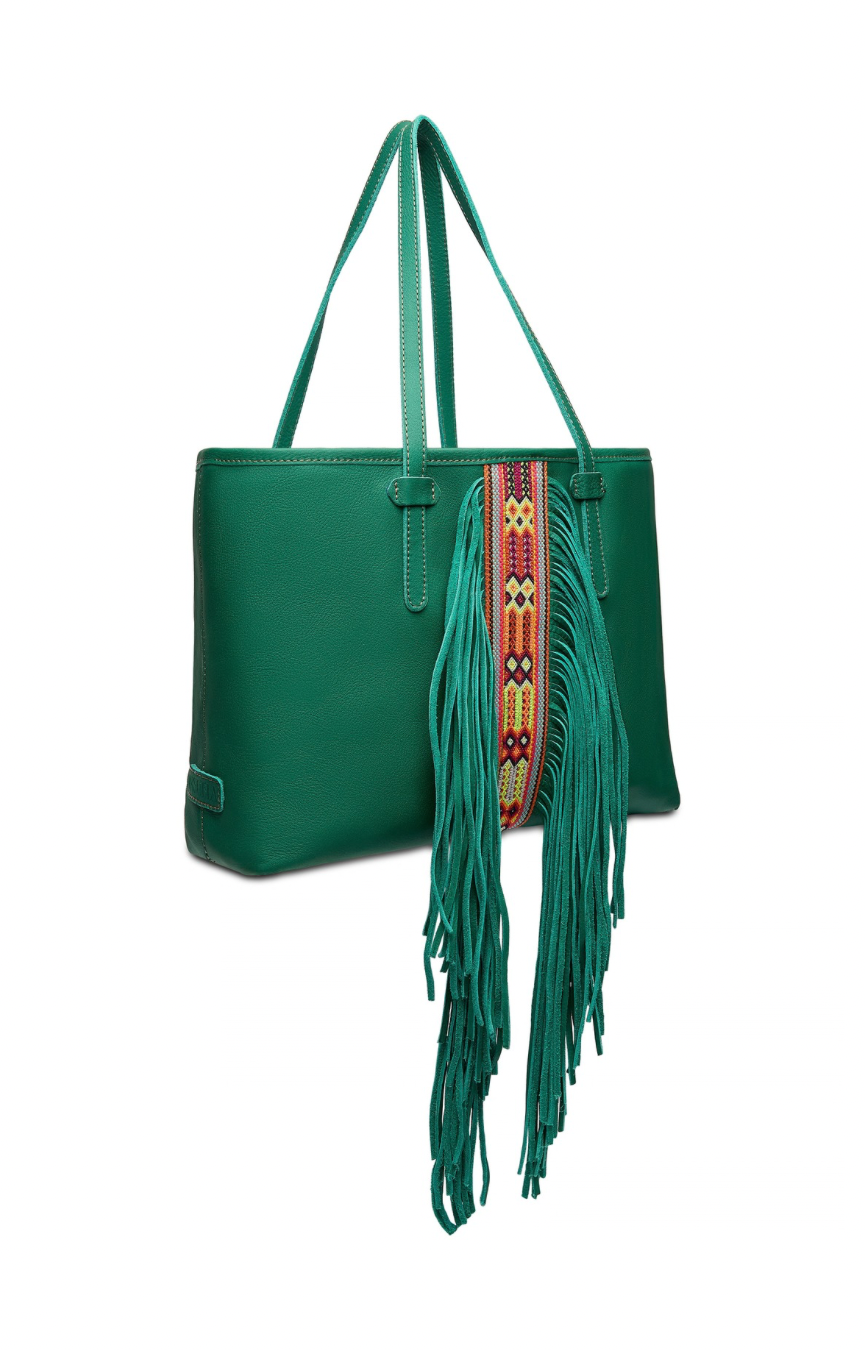 Teal Breezy Fringe