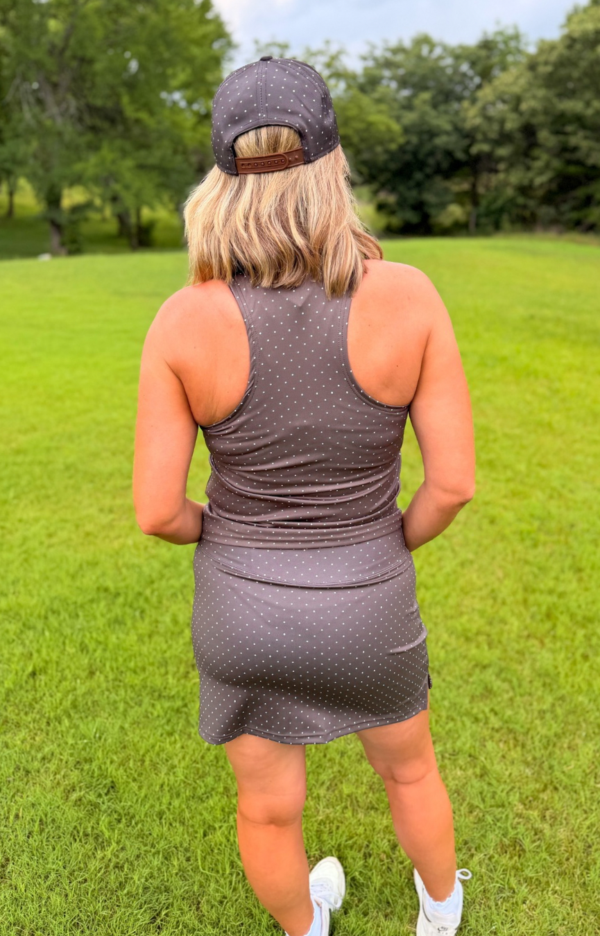 Classic Polka Dot Racerback Tank