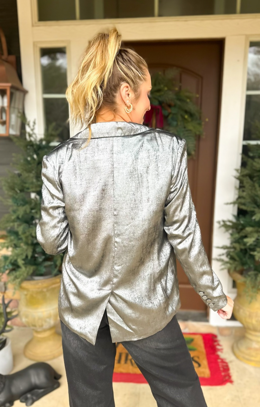 Holiday Shine Blazer