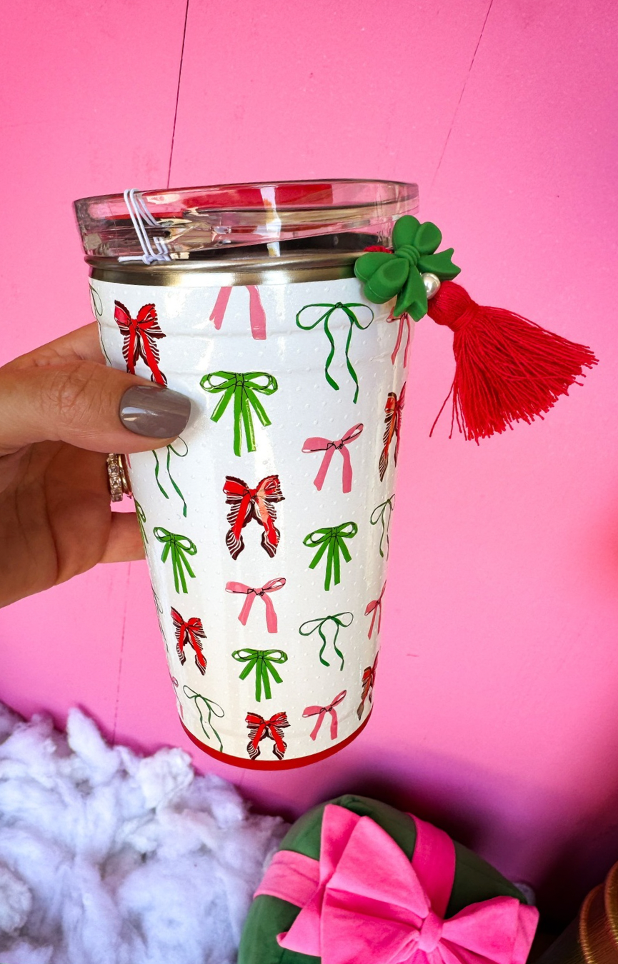 Ribbons and Bows 24oz Party Cup