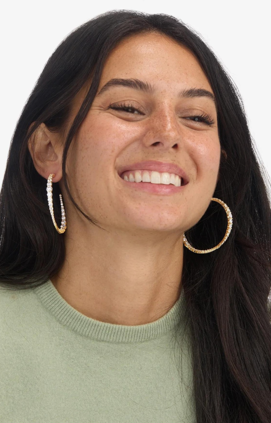 Oh She Fancy Gold 2” Graduated Hoops