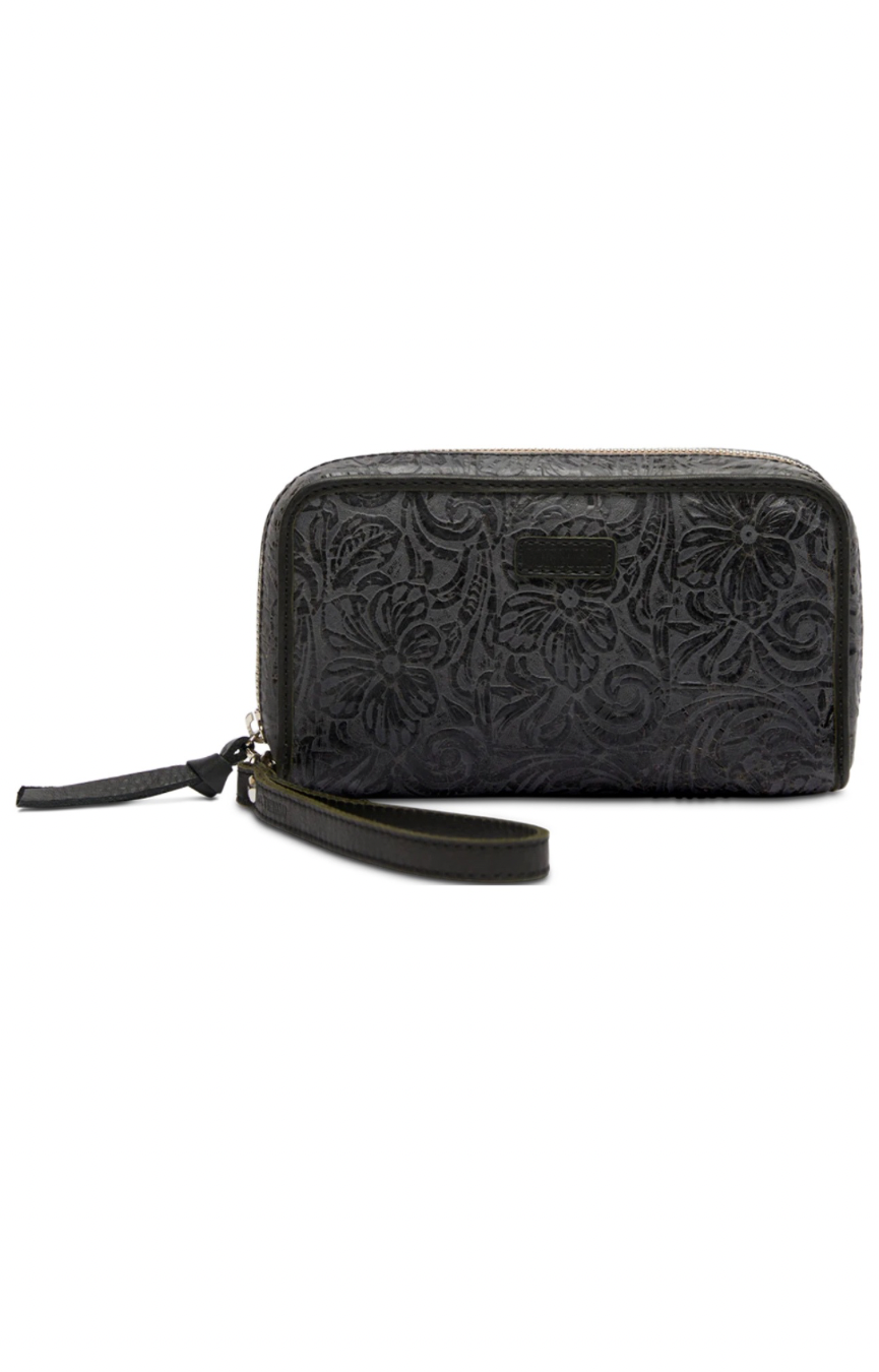 Steely Wristlet Wallet