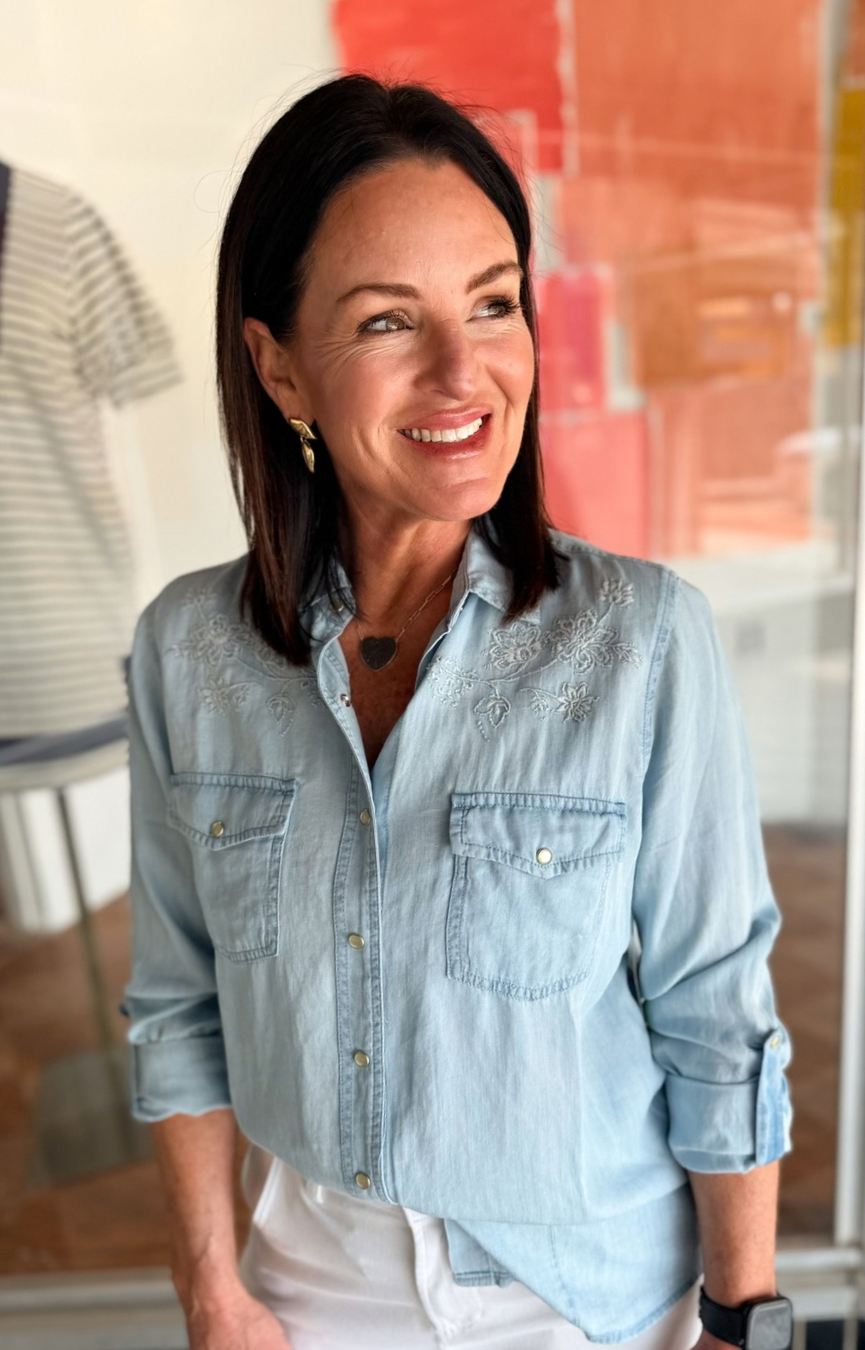 Star Embroidered Shirt