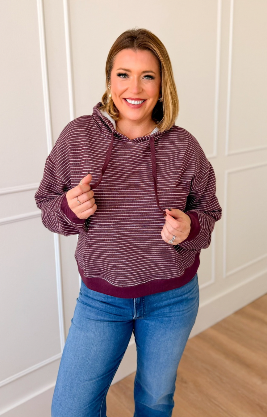 Sidelines Stripes Hoodie