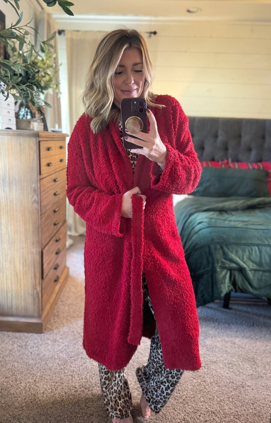 Bundle Up Boucle Robe