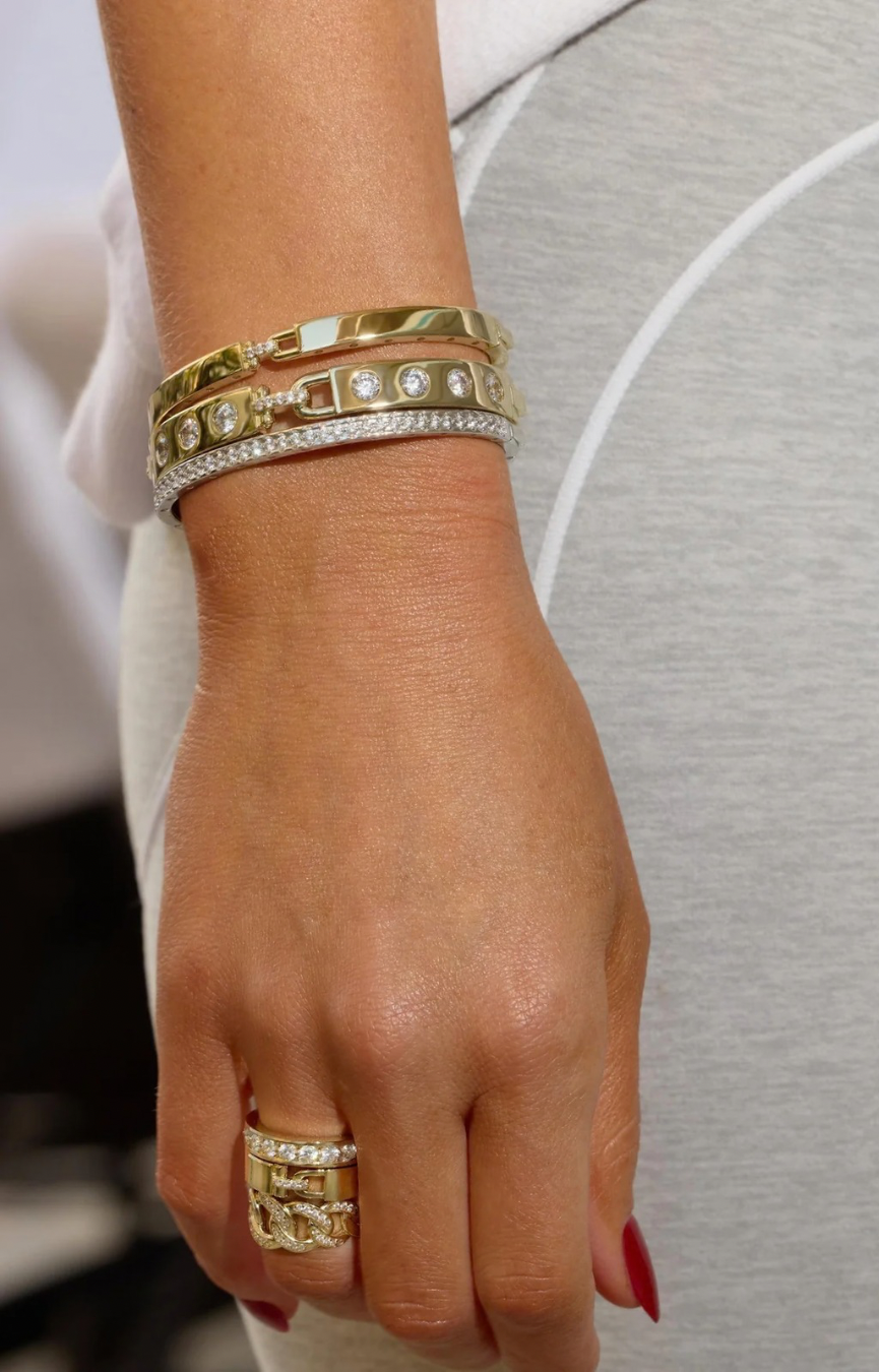 Ashley 4mm Pave Cuff