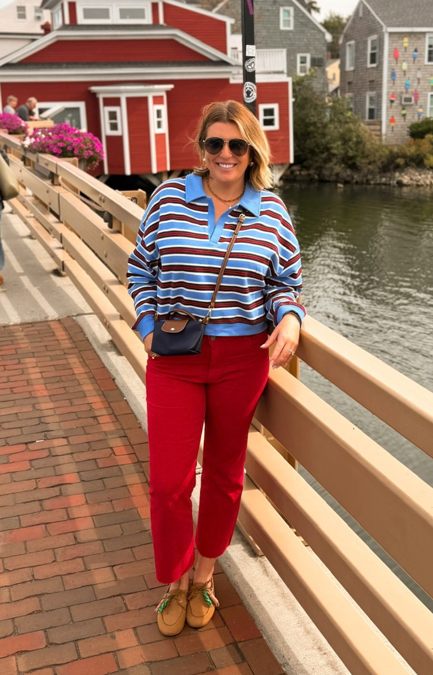 Low Key Stripe Henley