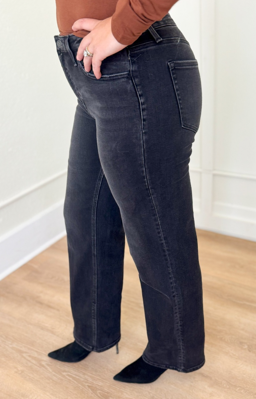Encourage HR Loose Fit Wide Leg Jeans