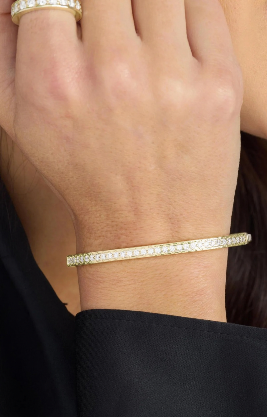 Ashley 4mm Pave Cuff