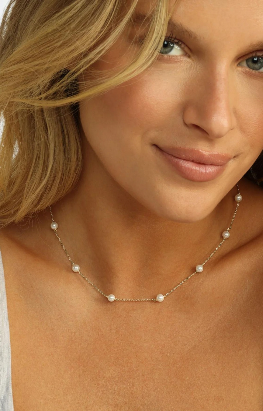 Perfect Pearl Infinity Necklace