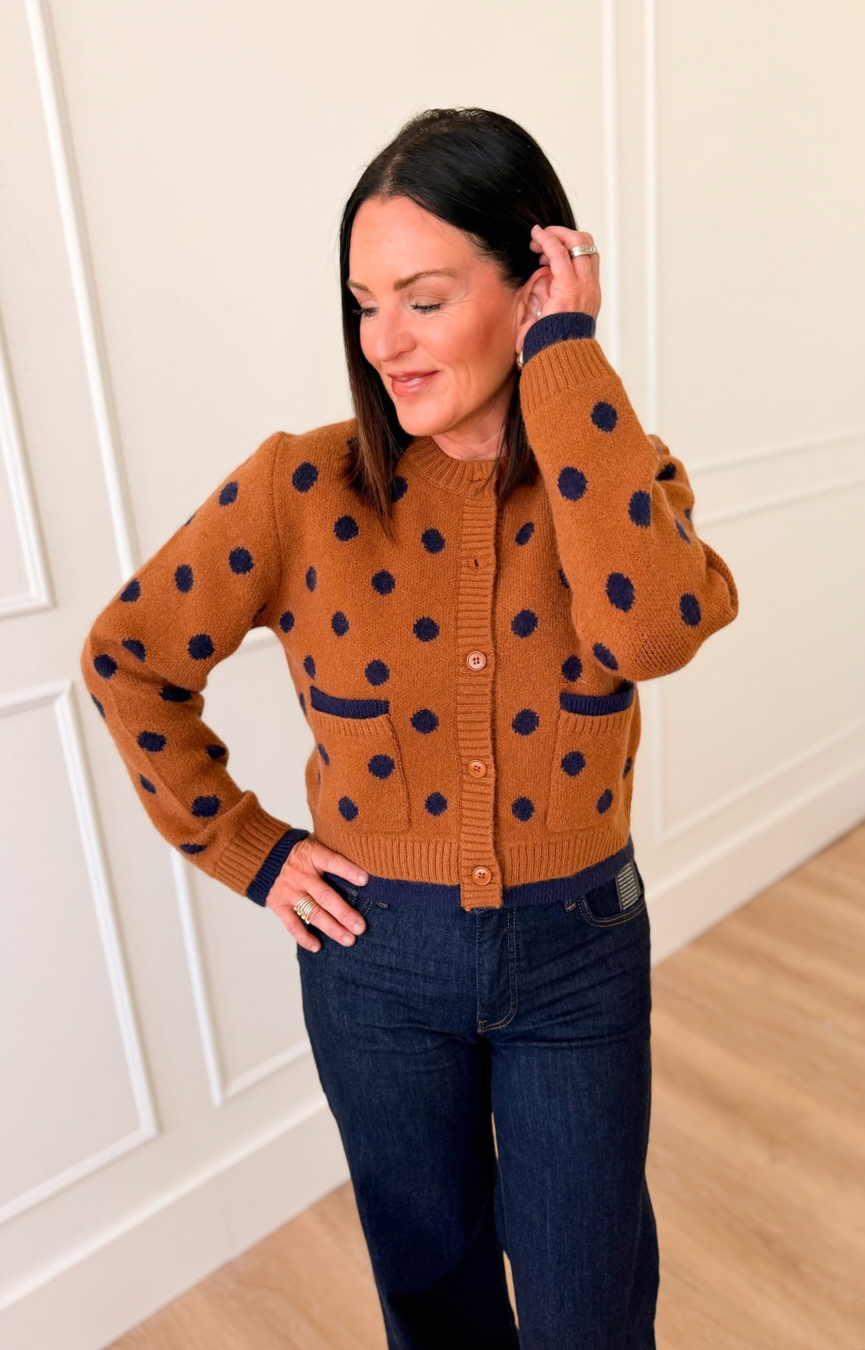 Penny Polka Dot Cardigan