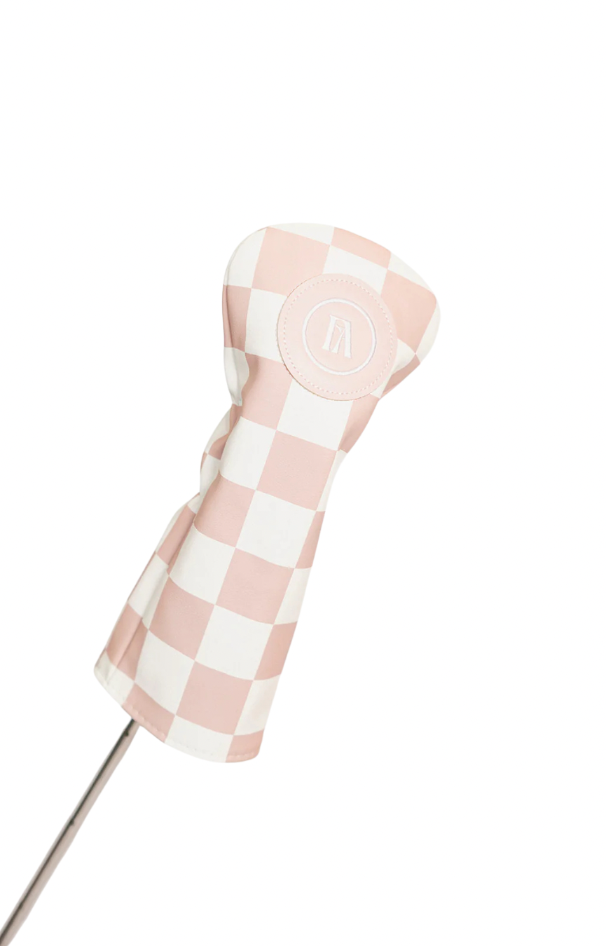 Fairway Headcover- Pink Checkered