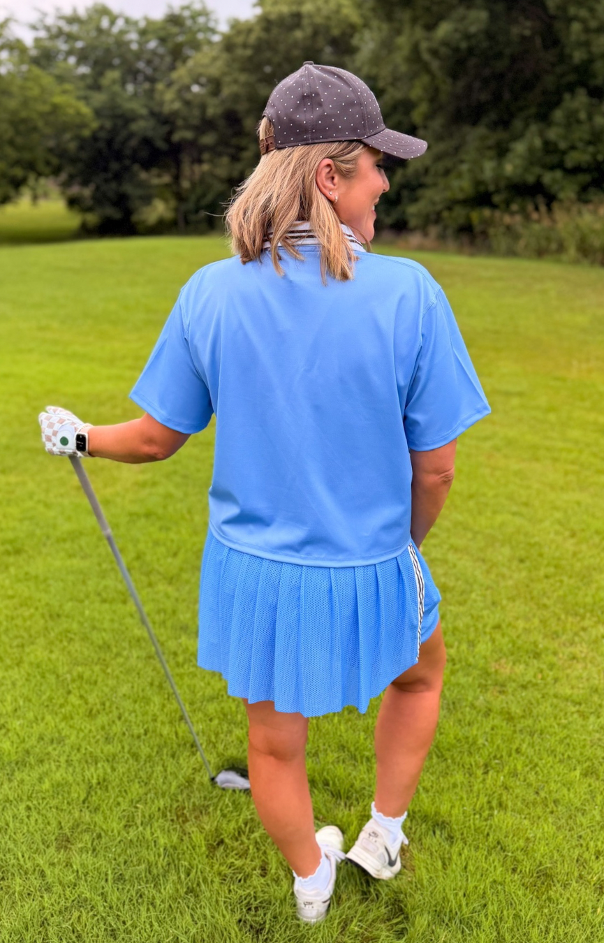 Oversized Crop Polo