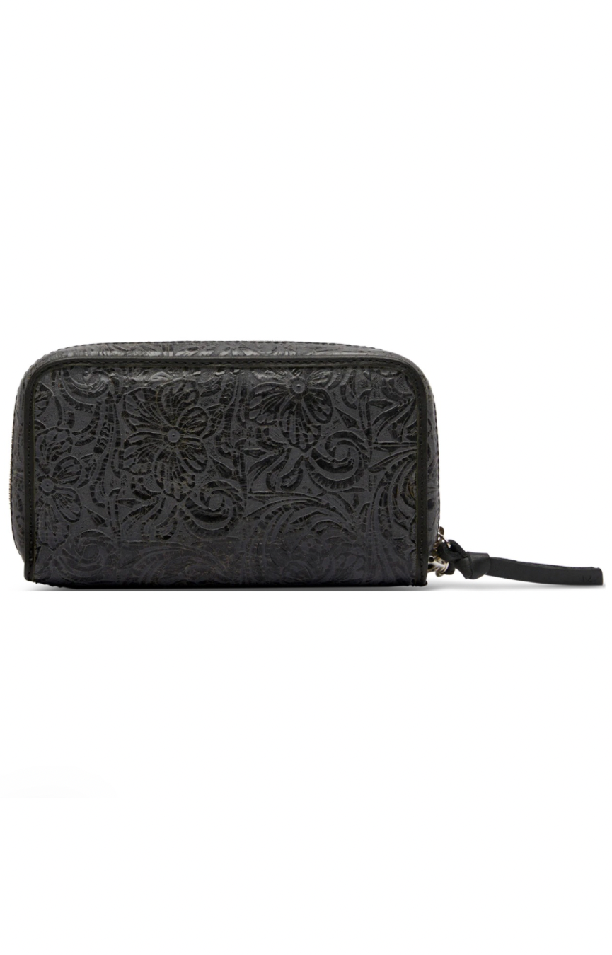 Steely Wristlet Wallet