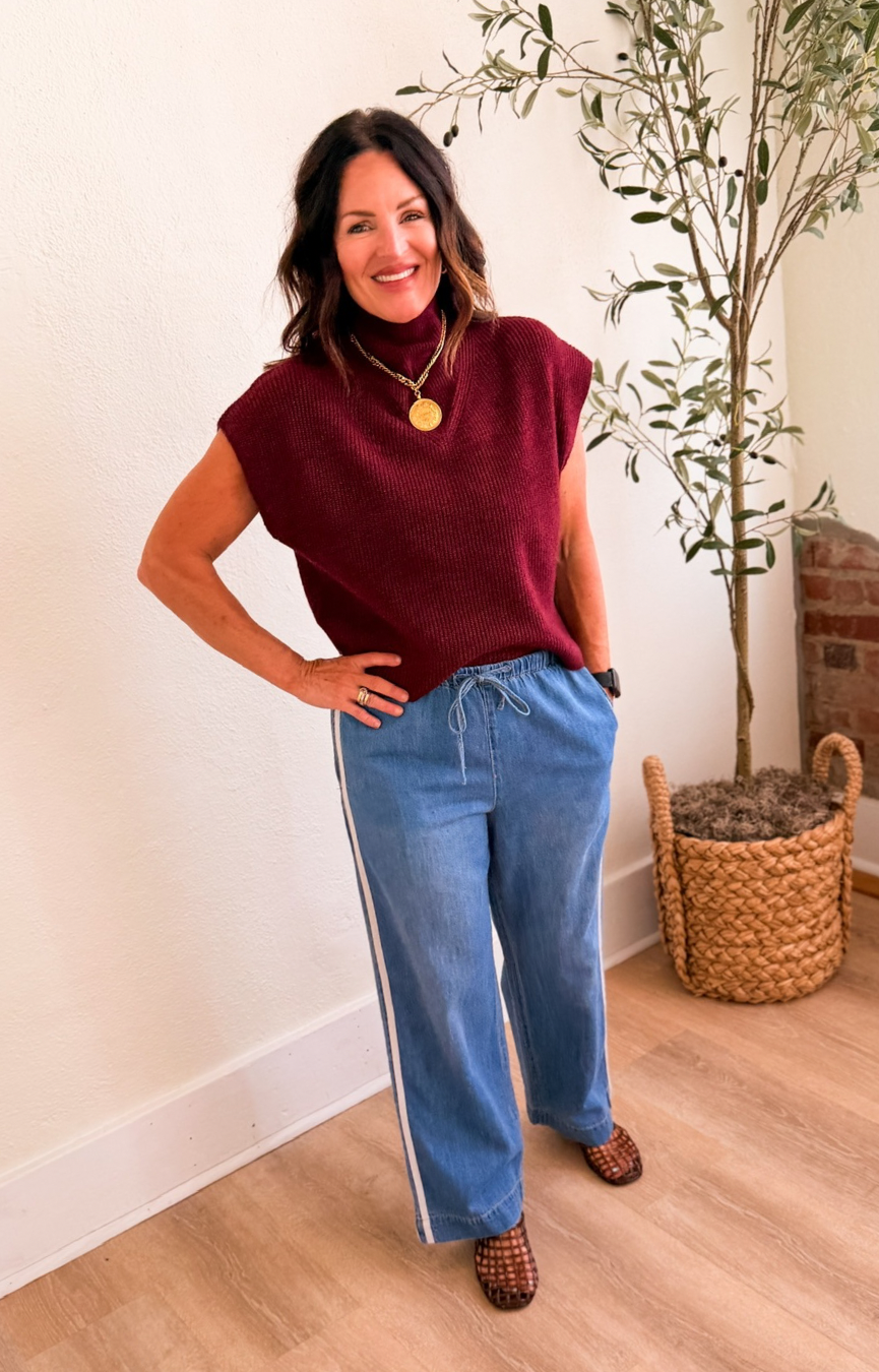 Berry Cozy Sweater