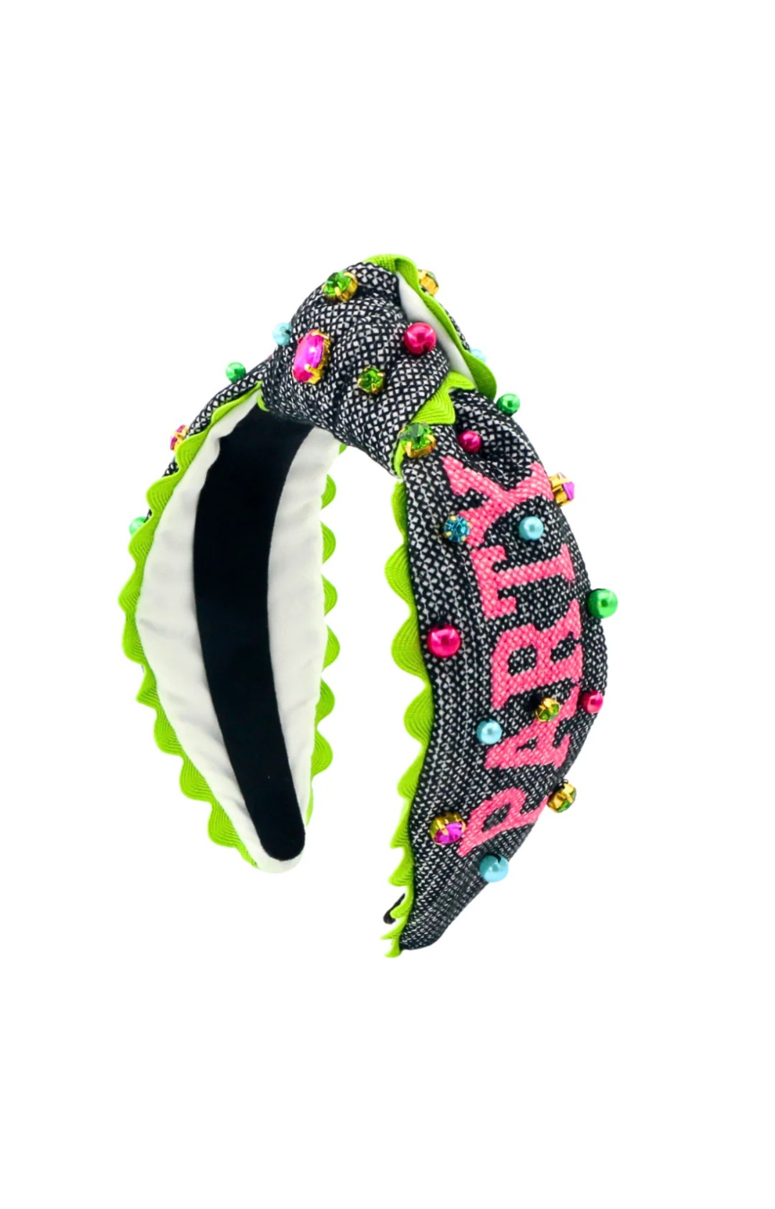 Party Animals Cross Stitch Headband