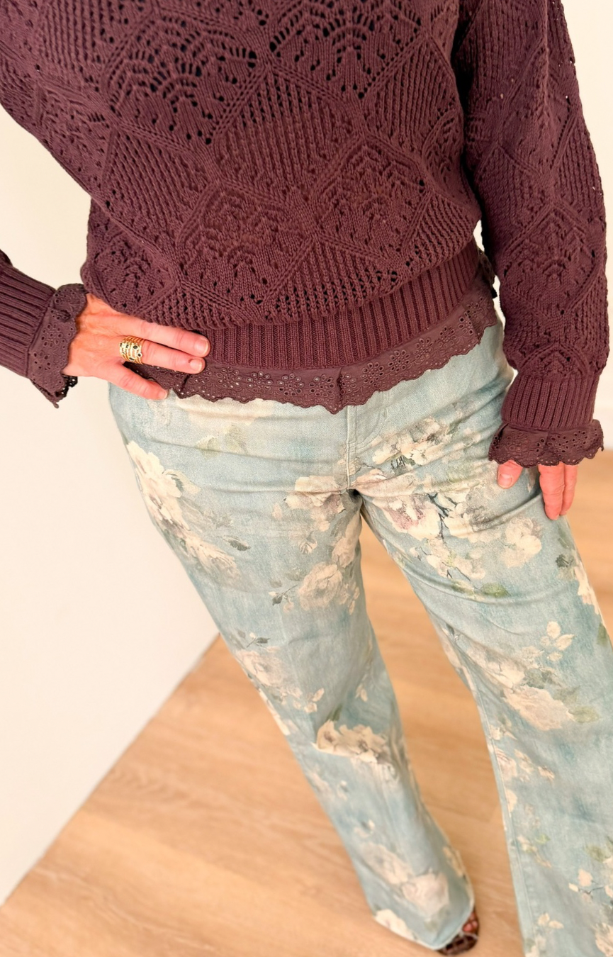 Torrance Sweater- Huckleberry